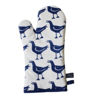 Blue Gull Oven Mitt by Hinchcliffe and Barber